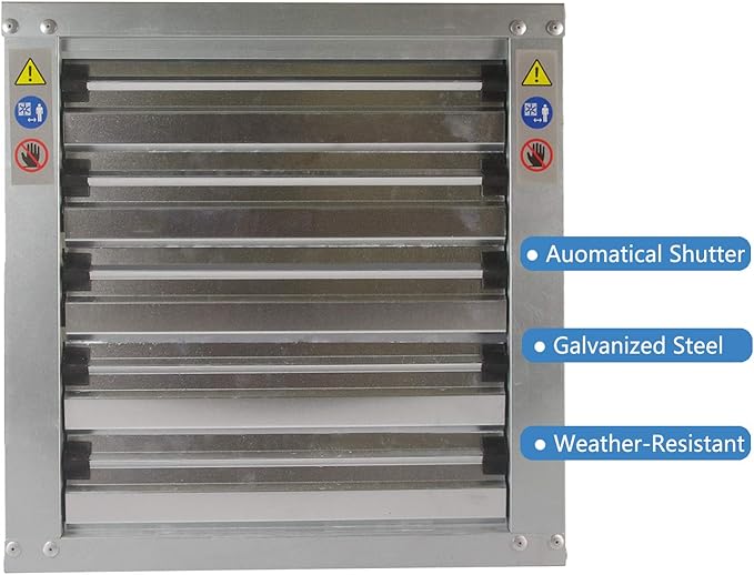 GRELWT 20" Wall Mounted Exhaust Fan - Image 3