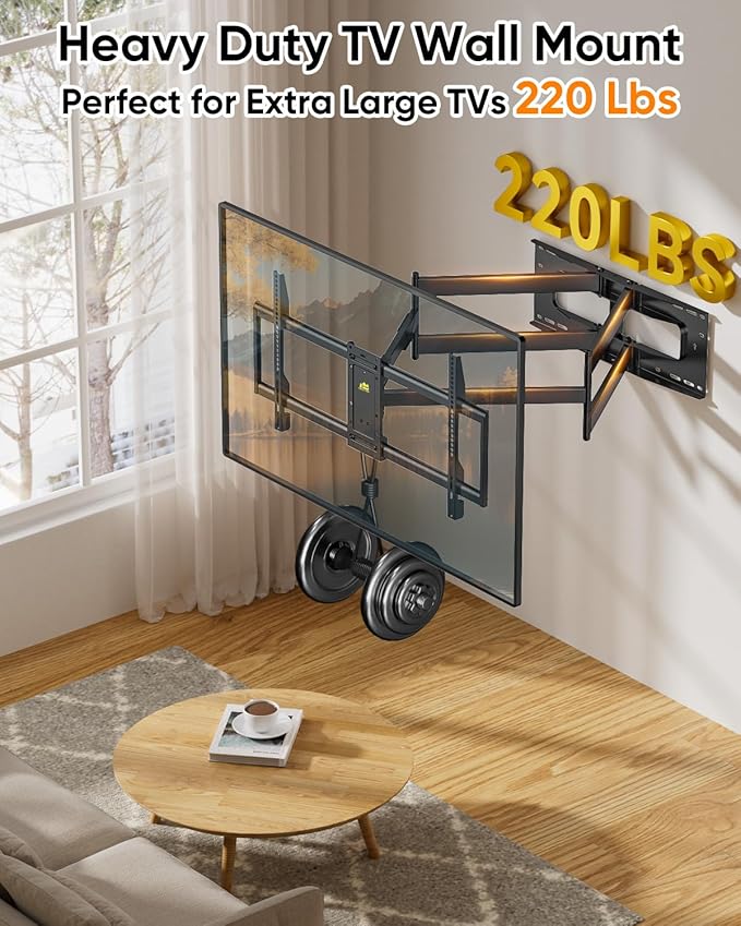 Heavy Duty Long Arm TV Wall Mount - Image 2