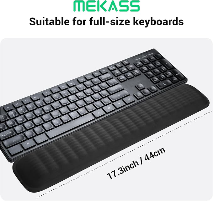 MEKASS Keyboard Wrist Rest, Soft Memory Foam Wrist Support - Image 6