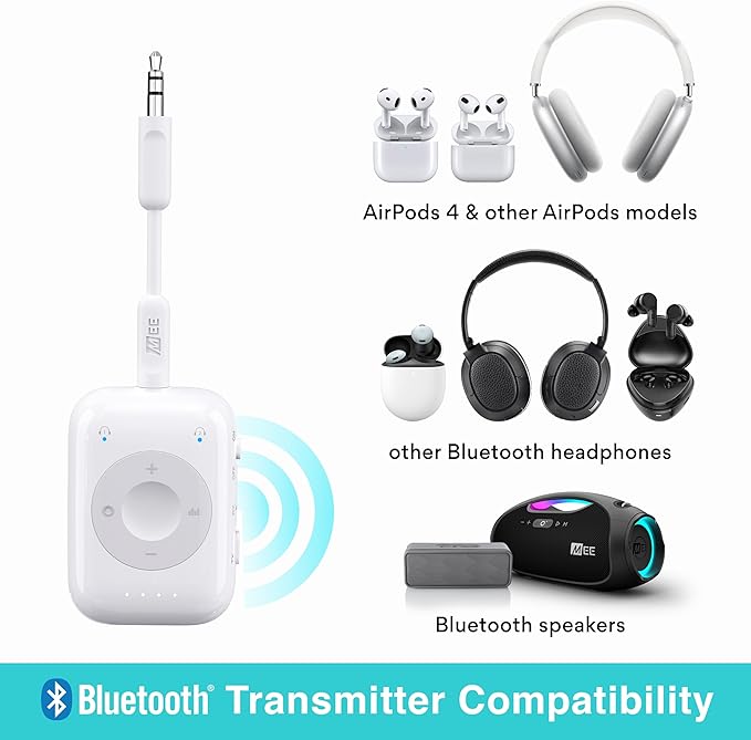 MEE audio Connect Air Pro Bluetooth Wireless Audio Transmitter & Receiver - Image 6