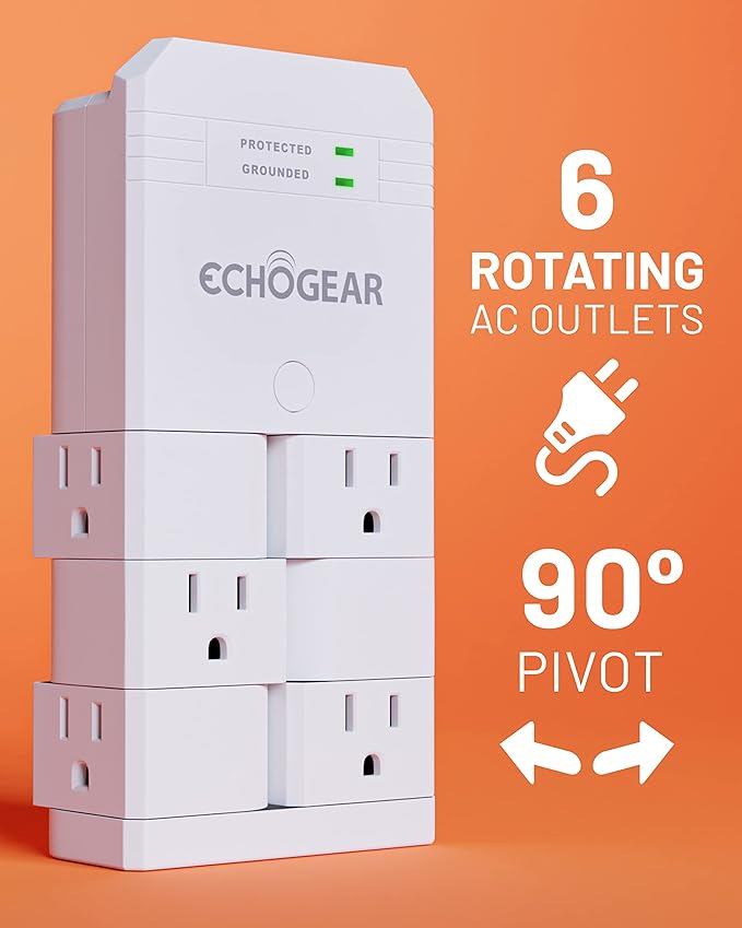 ECHOGEAR On-Wall Surge Protector - Image 3