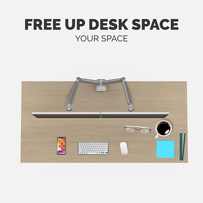 Fellowes Platinum Series Dual Monitor Arm - Image 7