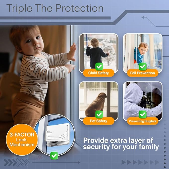 Todays Kids 2 Pack Sliding Door Lock - Image 6