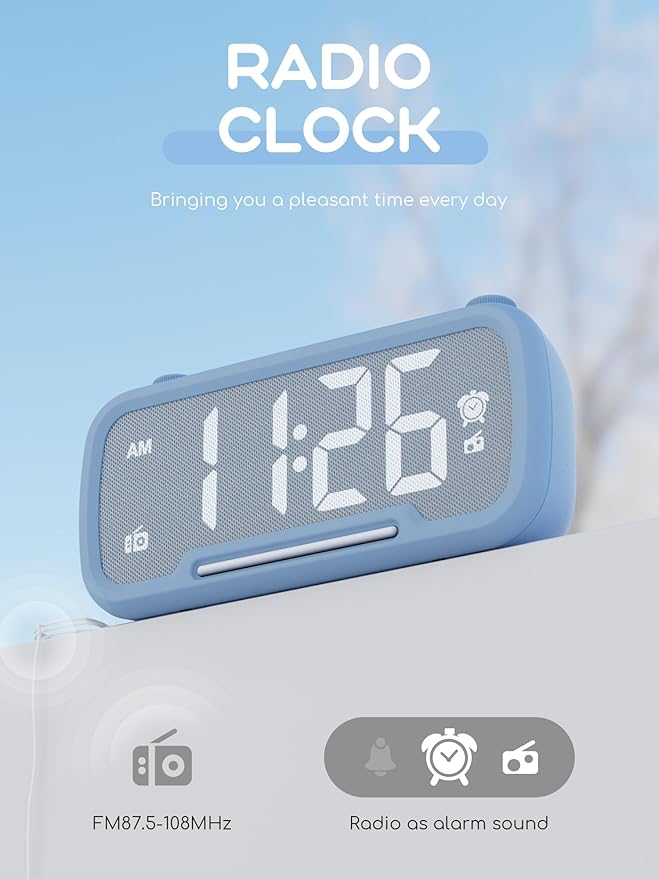 ROCAM Alarm Clock Radio for Bedrooms - Image 2