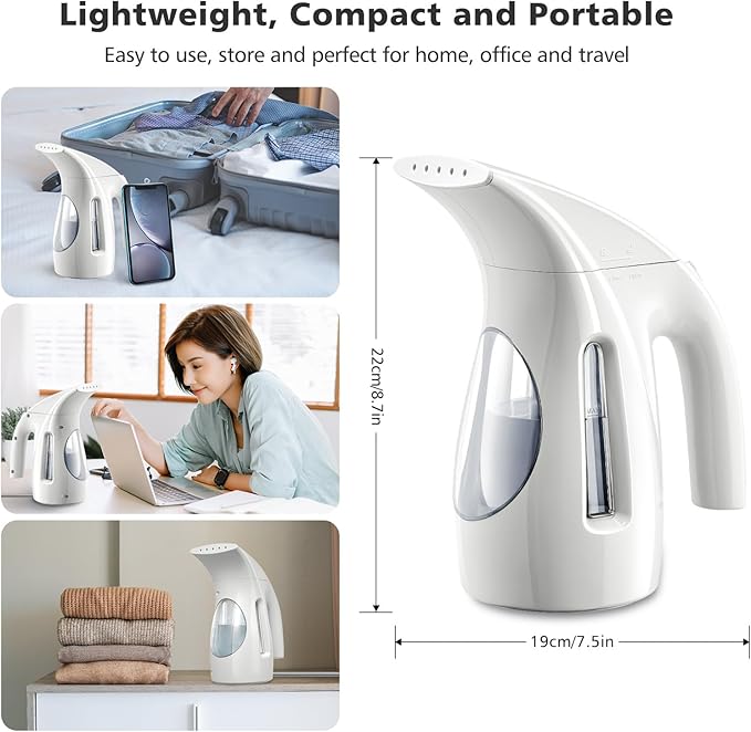 HiLIFE Steamer for Clothes, Portable Handheld Design, 240ml Big Capacity - Image 5