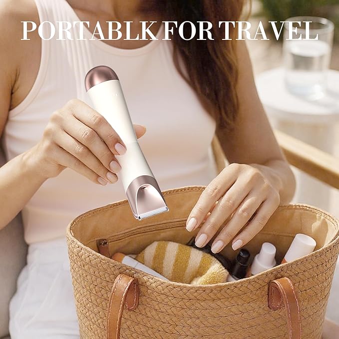 Bikini Trimmer for Women, 2 in 1 Electric Shaver for Women, Pubic Hair Trimmer - Image 7