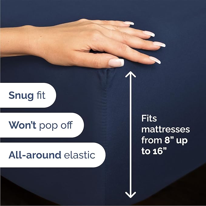 Queen Size 4 Piece Sheet Set - Image 3