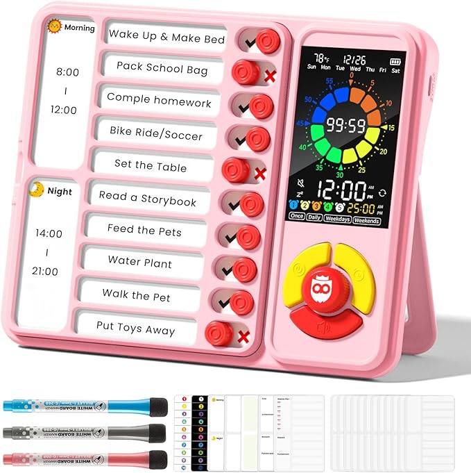 ADHD Tool for Kids, 5-in-1 Visual Timer by Home