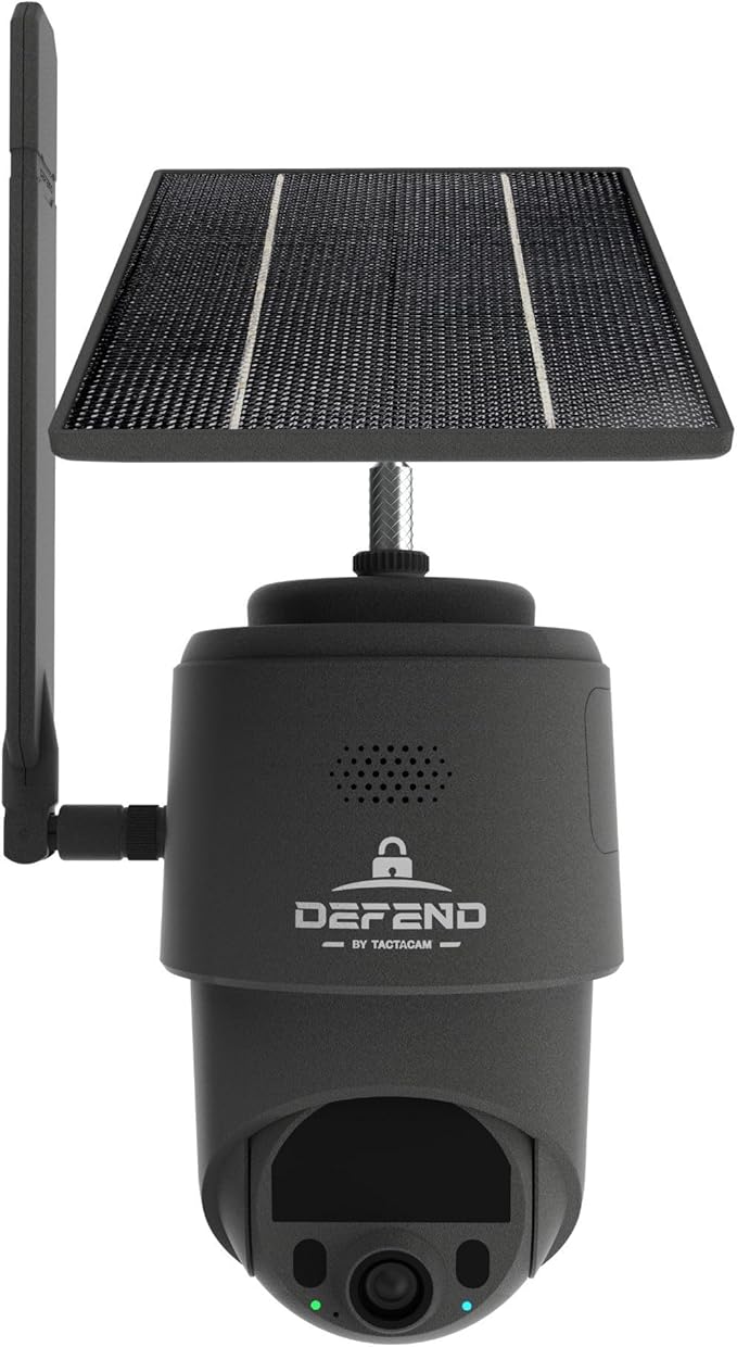 TACTACAM – Defend 360 Cellular Security Camera, 4K Photos, 1080p Video by TACTACAM