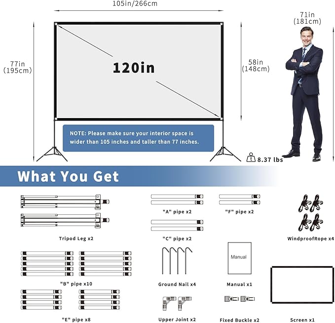 VISULAPEX Projector Screen - Image 3