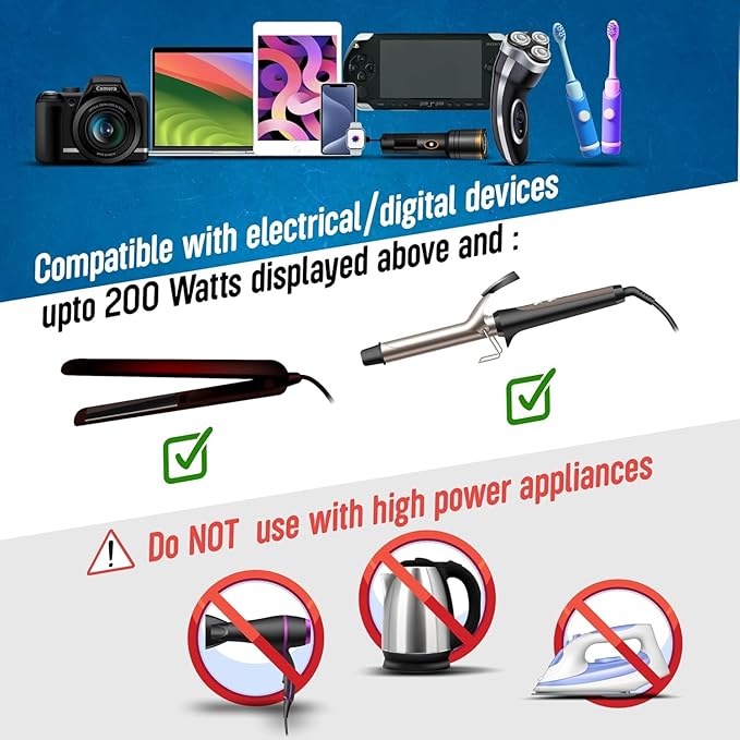 Ceptics Step Down Voltage Converter US to Europe - 200W Convert 220V to 110V - Image 6