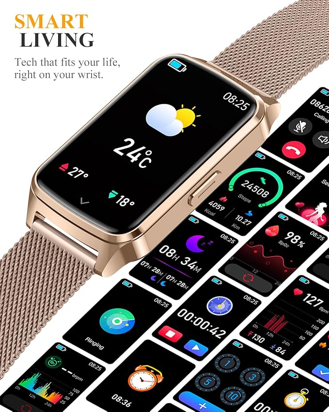 ChronArk Fitness Tracker Watch for Women Men, Step Counter Compatible - Image 7