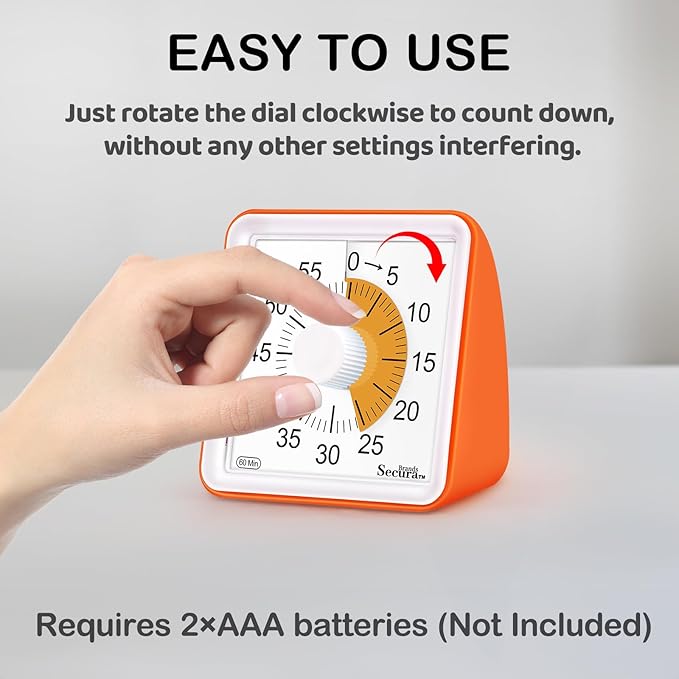 Secura 60 Minute Essential Visual Timer - Image 3