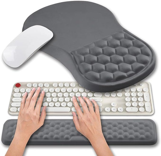 Hokafenle 2 in 1 Ergonomic Mouse Pad Wrist Support & Wrist Rest by Hokafenle