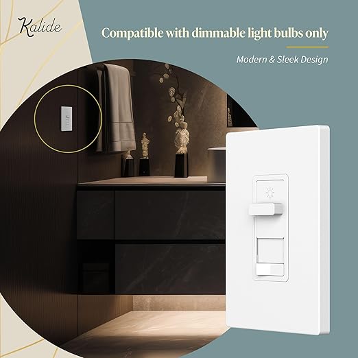 TOPGREENER Kalide Dimmer Light Switch, Pair - Image 6