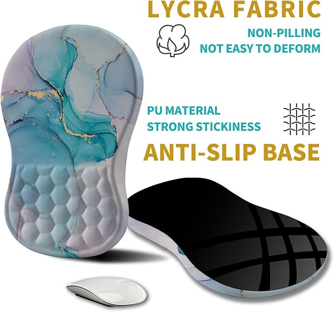 Hokafenle Ergonomic Mouse Pad Wrist Support, Wrist Rest Mousepad - Image 5