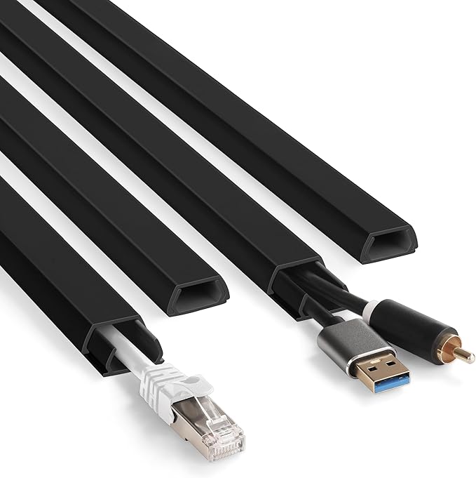 66in YCLYC Wire Covers for Cords Kit, Cord Covers for Wires on Wall, TV Cable by YCLYC