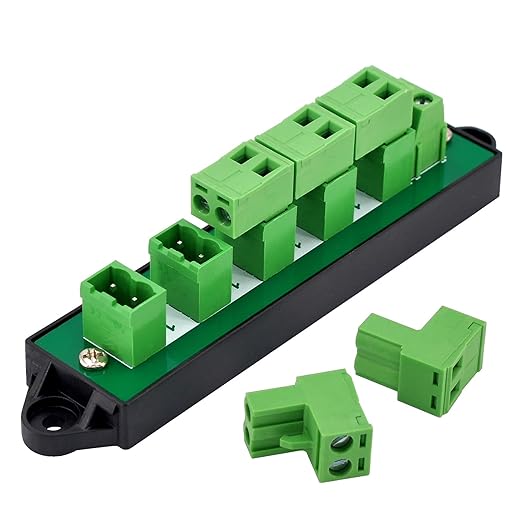 16Amp 300V 2x6 Position Pluggable Terminal Block Distribution Module. OONO - Image 2