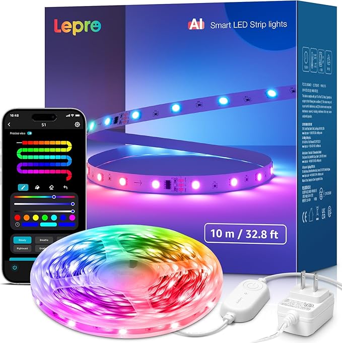 Lepro S1 AI LED Strip Lights for Bedroom by Lepro