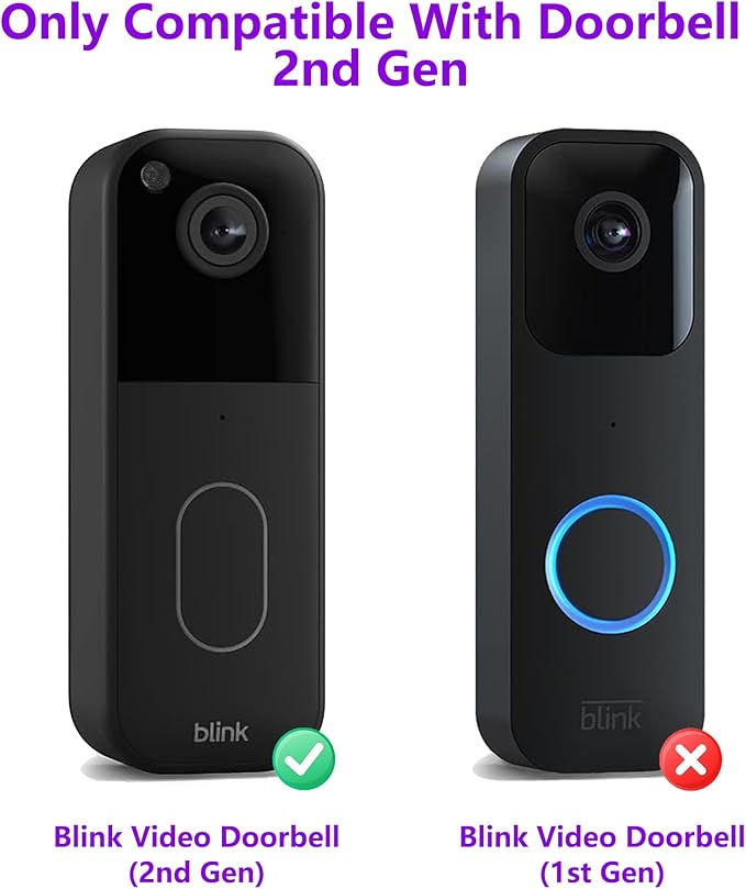 Blink Doorbell Mount, 90° Adjustable, Anti-Theft, No-Drill Mount - Image 2