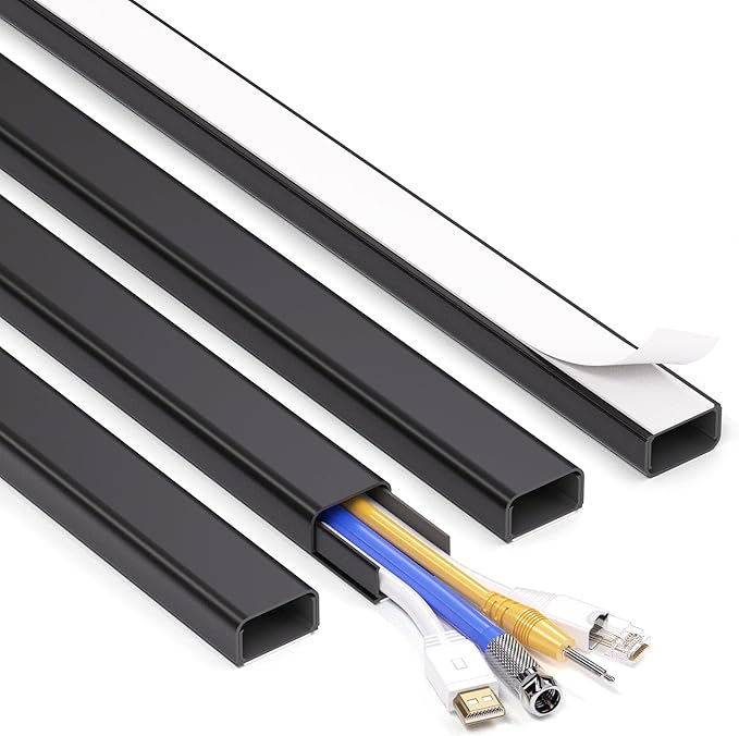 66in Large Wire Hiders for TV on Wall for 3-4 Cords by ZhiYo