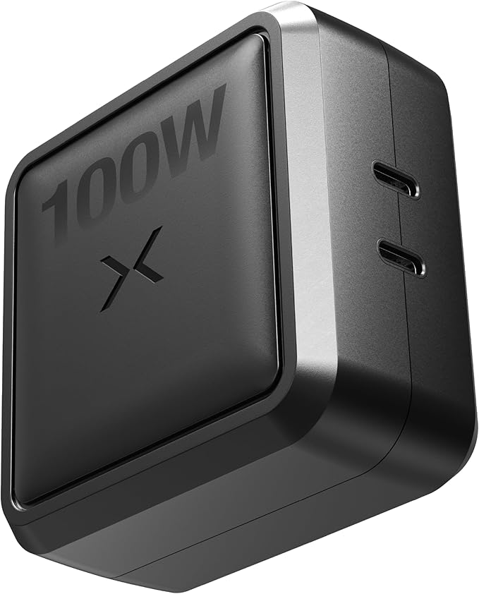 NOCO XGrid X100: 100W USB-C Charger – Dual Port GaN Power Adapter by NOCO