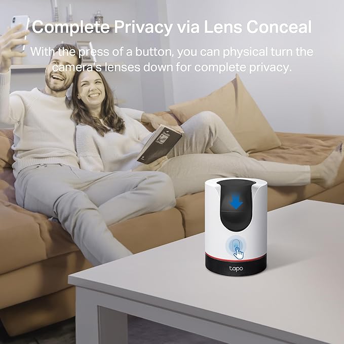 TP-Link Tapo 2K QHD Pan/Tilt Wi-Fi Camera | Apple HomeKit | Physical Privacy - Image 4