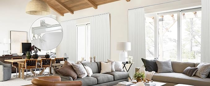 ChadMade Ceiling/Wall Mount Curtain Track Rod Set - 9ft Adjustable Length - Image 9