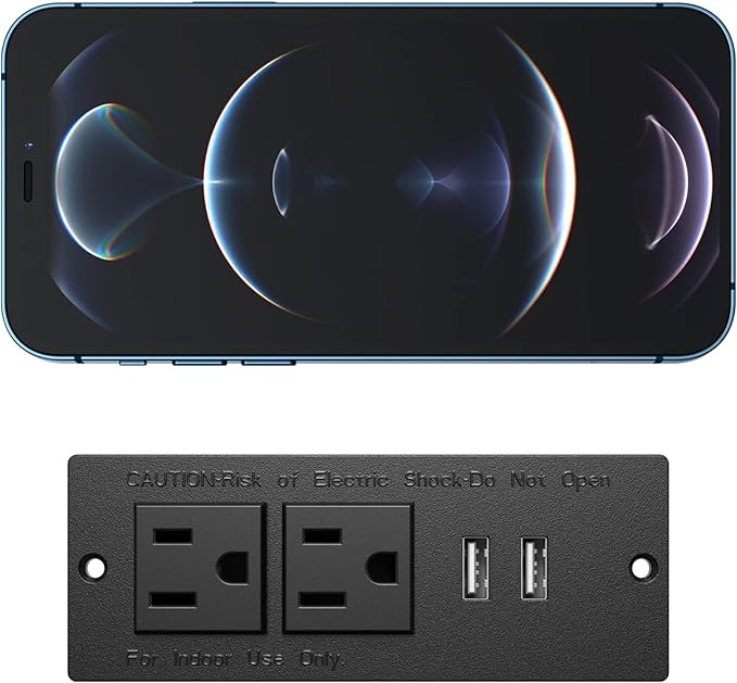 Jgstkcity Conference Recessed Power Strip Socket 9.8Ft Cord, Furniture Flush - Image 7
