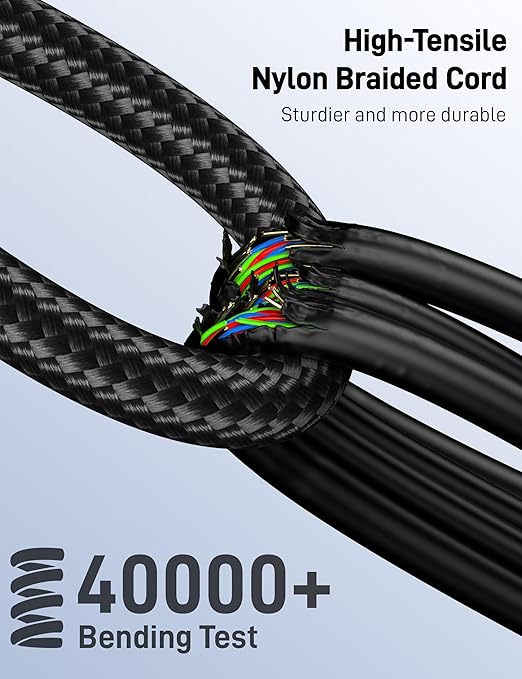 KAYQINHO USB Y Splitter, 3.3FT USB A Male to 3 Female Extension Cable, USB - Image 7