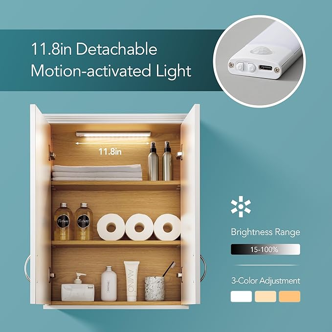 Medicine Cabinet -Bathroom Cabinet Wall Mount - Image 5