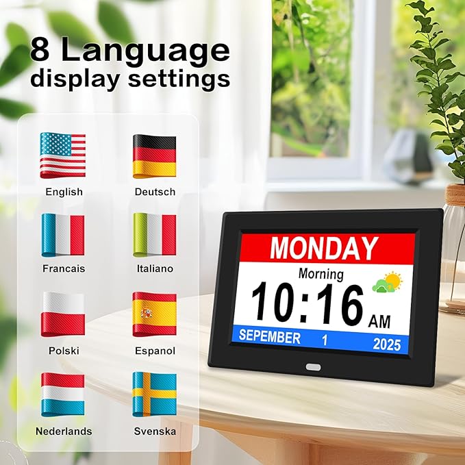 11'' Large Display Digital Alarm Clock - Image 5