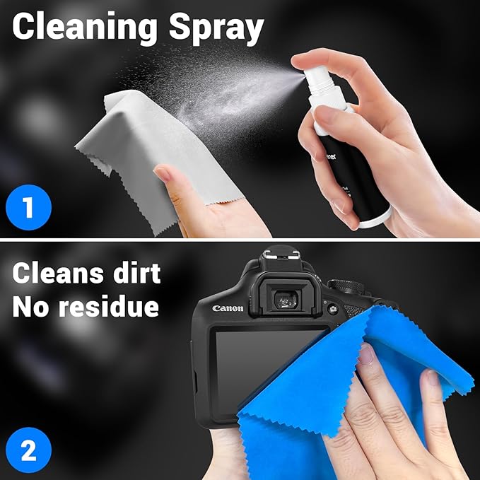 Aispour Camera Lens Cleaning Kit, 10-in-1 Camera Cleaning Kit, Camera Lens - Image 3