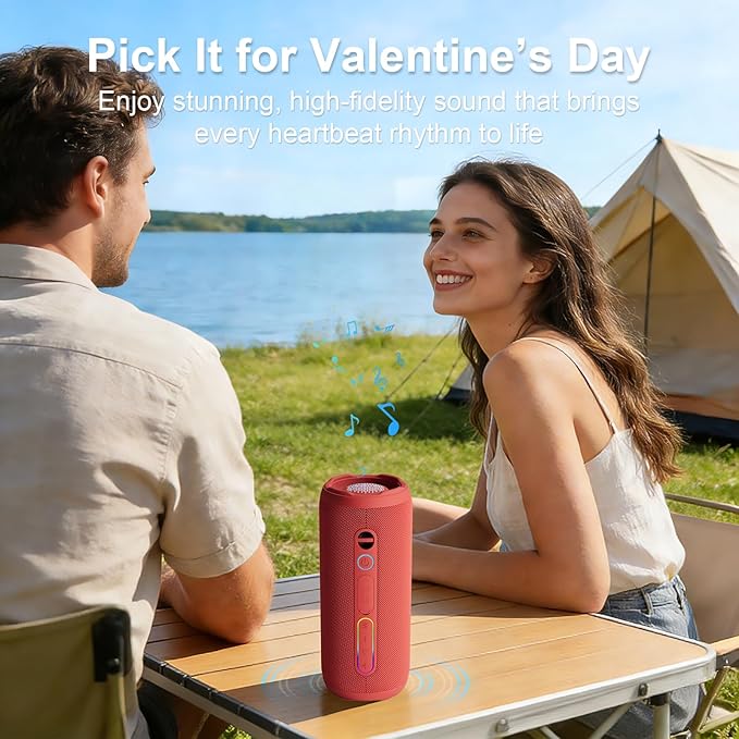 YOLOEMOT Waterproof Bluetooth Speaker, Wireless Shower Speaker - Image 7