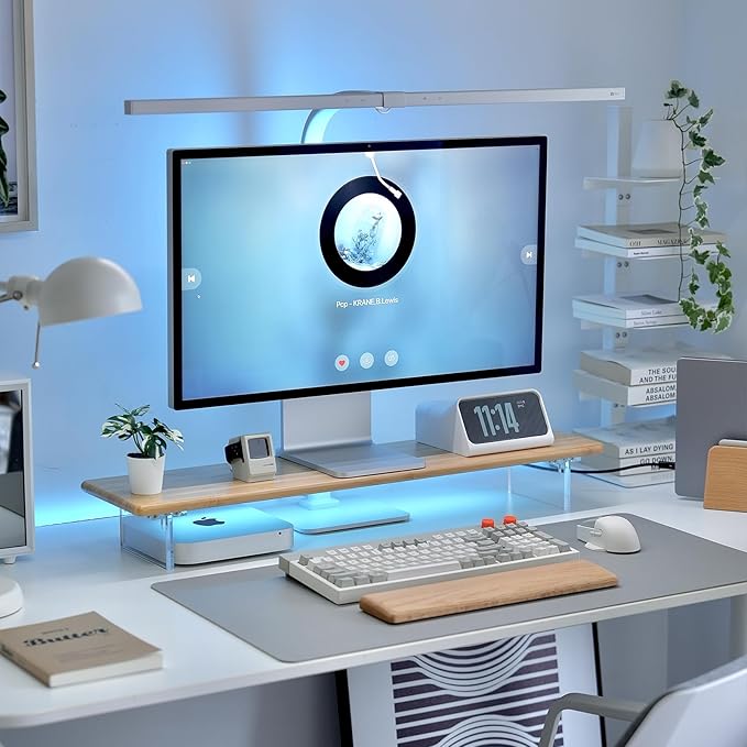 ROCDEER Bamboo Monitor Stand Riser - Image 8