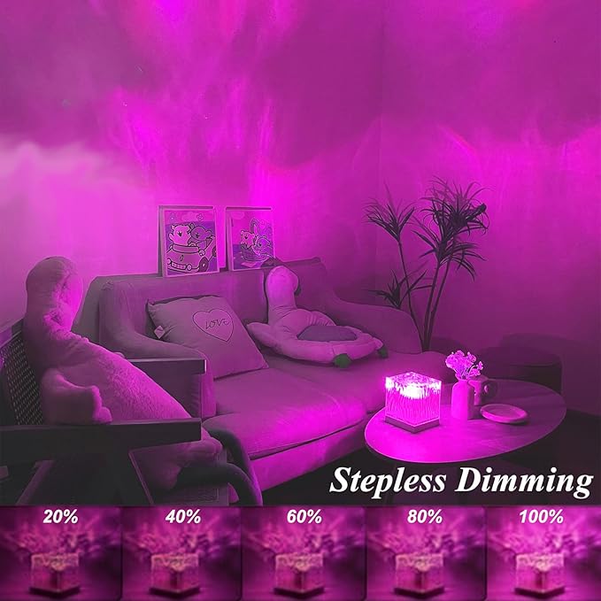 Northern Lights Projector Touch, 16 Colors Changing Light Dimmable Mood Lighting - Image 3