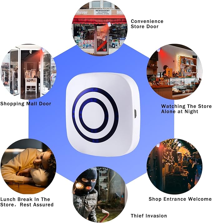 Motion Sensor Alarm, Wireless Driveway Alarm Indoor Home Security Business - Image 4