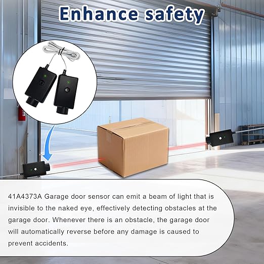 NLDZGA 41A4373A Garage Door Safety Sensor Compatible - Image 3