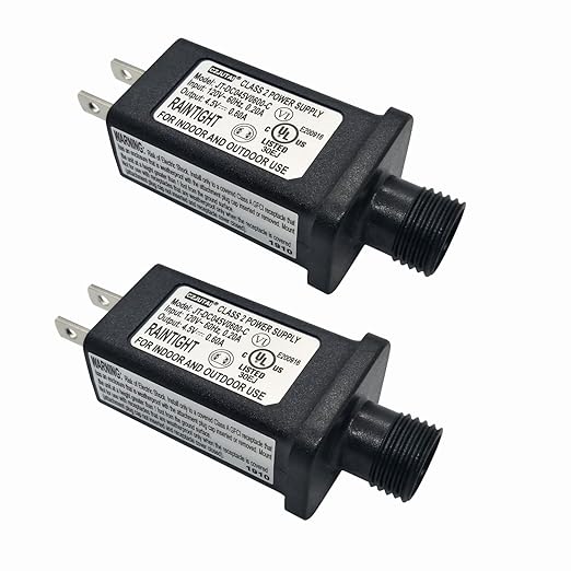 4.5V LED Controller LED Transformer Class 2 Power Supply, IP44 Waterproof Low by Dirduaid