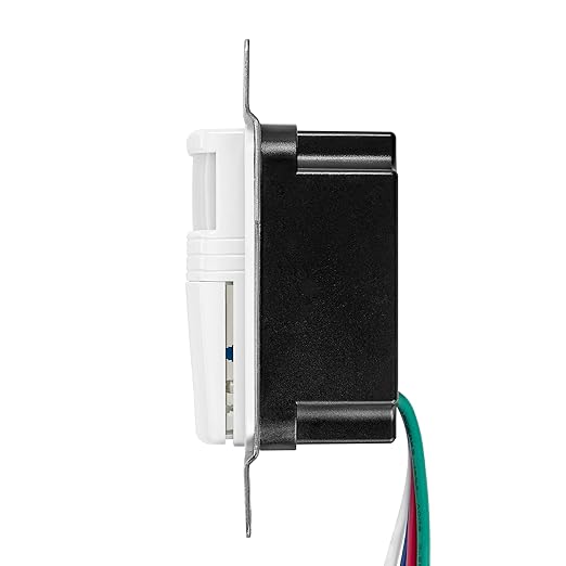 Maxxima Occupancy Vacancy Motion Sensor PIR Wall Switch, 3-Way or Single Pole - Image 4