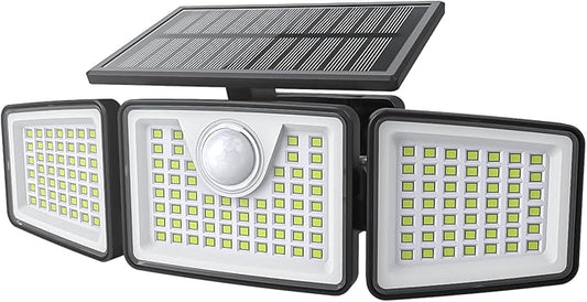 daphino 2500LM Solar Lights Outdoor by ChargebySunLightUpHome