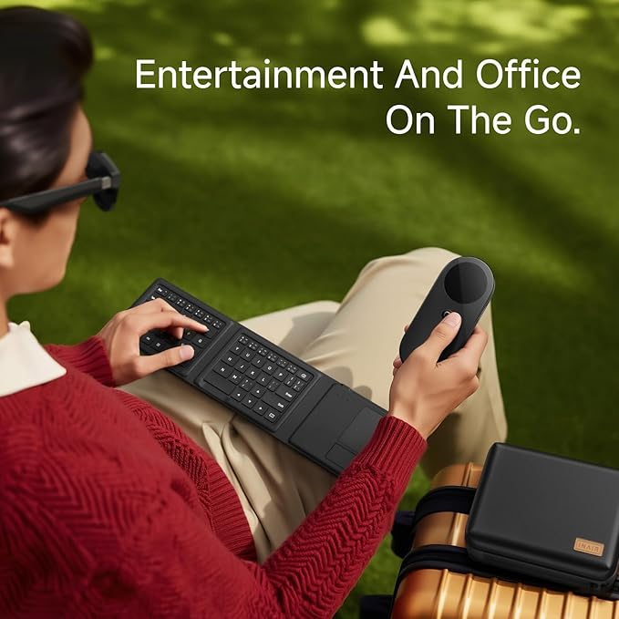 INAIR 2 Pro Go Pack| INAIR OS| AR Glasses + Pod + Fold Keyboard| Compatible - Image 3