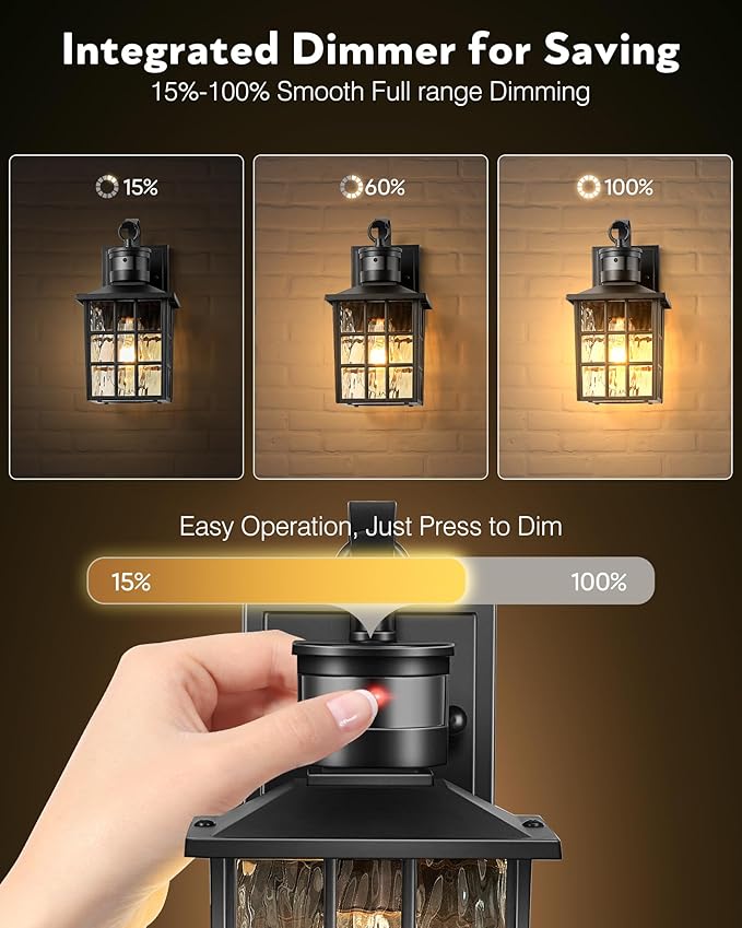 VIANIS Outdoor Wall Lantern - Image 3