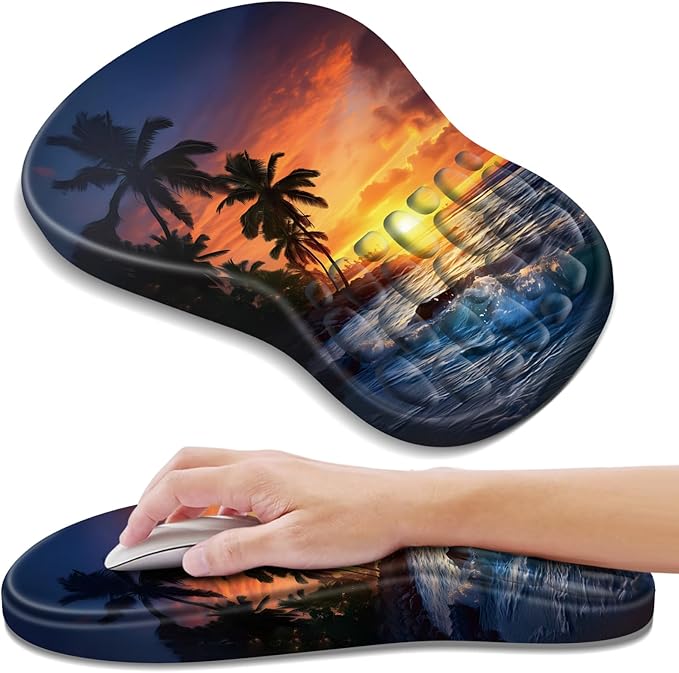 YIWEI Ergonomic Mouse Pad with Wrist Rest by Unknown