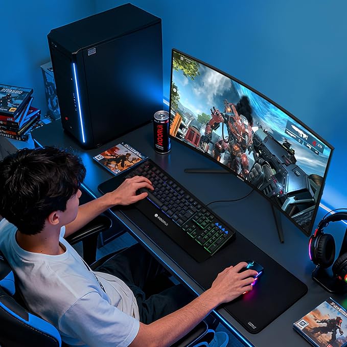 KOORUI 32 inch Curved Gaming Monitor, QHD 2K 170Hz 144Hz Monitor, 1ms 1500R - Image 10