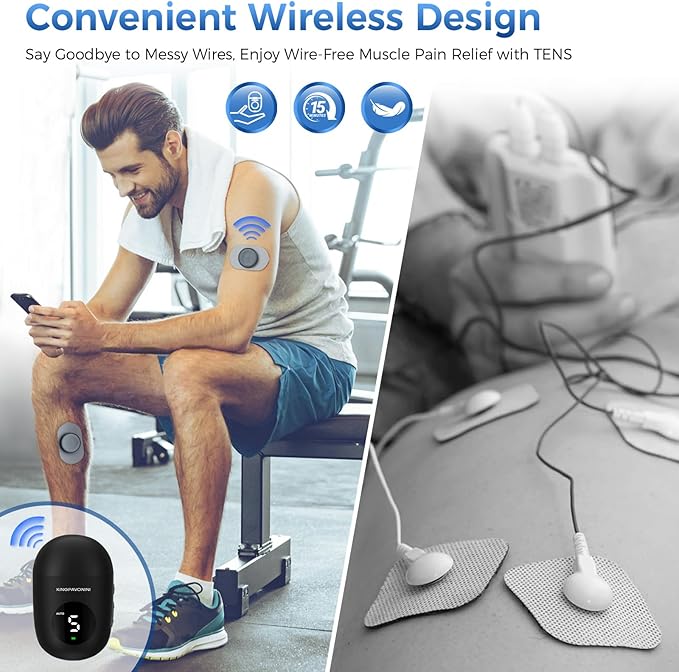 KingPavonini Wireless TENS Unit, Muscle Stimulator - Image 2