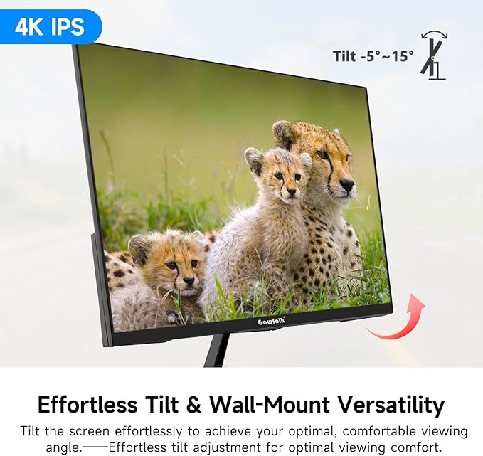 Gawfolk 27 Inch 4K Monitor IPS 60Hz, UHD 3840 x 2160p PC Monitors, Computer - Image 4
