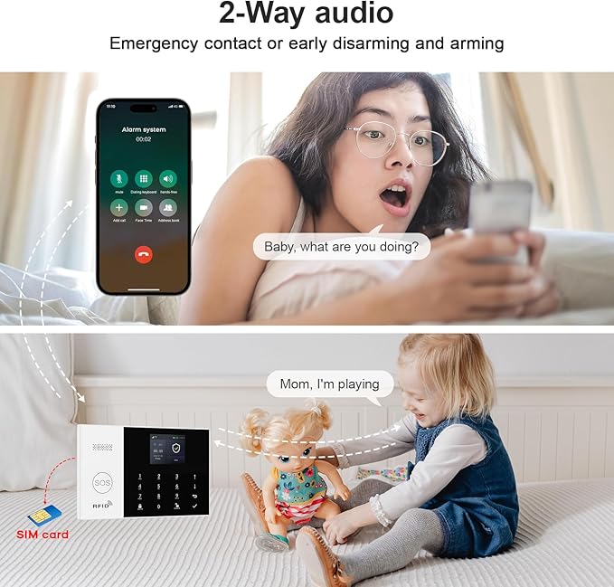Home Alarm System Wireless, Door/Window Sensors, Motion Detectors, - Image 4