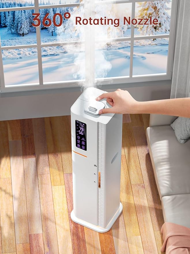 2.64Gal Humidifiers for Bedroom Large Room, Warm and Cool Mist up to 500ft² - Image 8