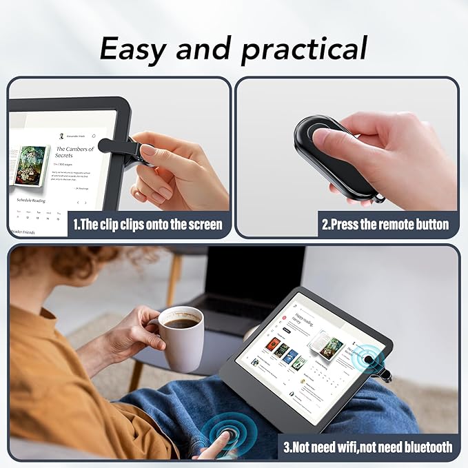 Remote Control Page Turner for Kindle Paperwhite Oasis Kobo eReaders, Kindle - Image 5